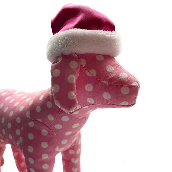 PiNK Victoria’s Secret Santa Dog - Picture 3 of 8